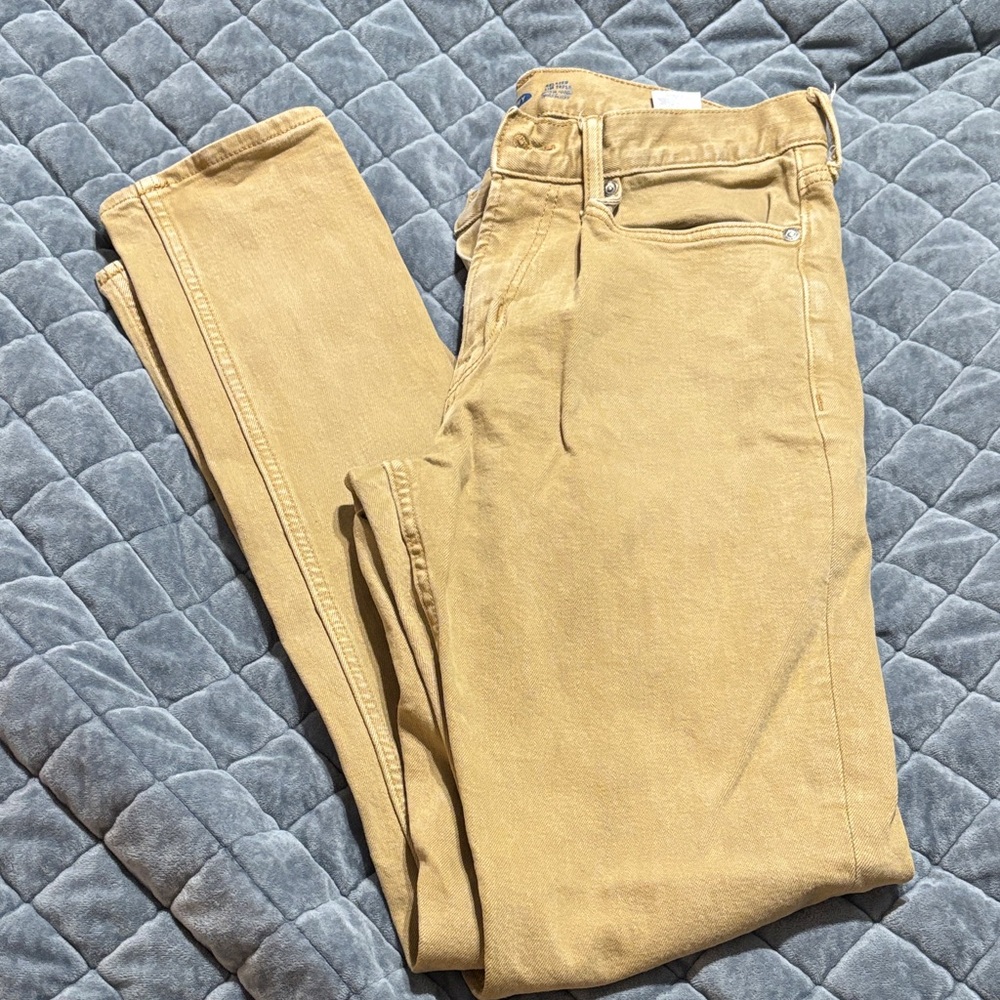 Old Navy Tan Relaxed Taper Pants